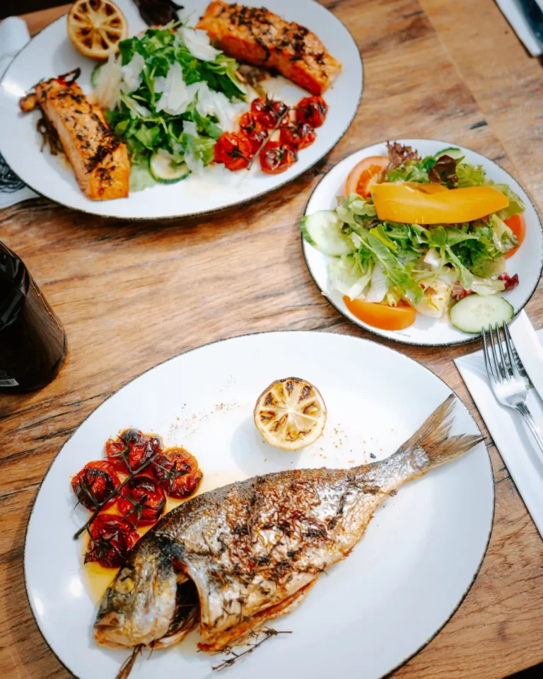 Trattoria da Bruno Krefeld – dorade am tisch