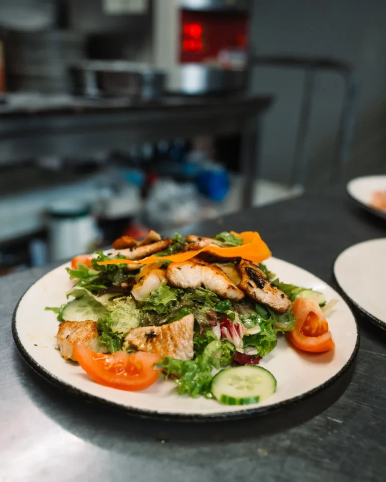 Trattoria da Bruno Krefeld – salat haehnchen